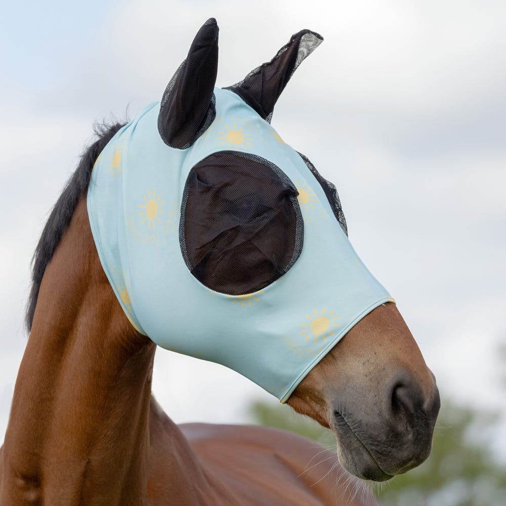 Hy Equestrian Lycra Hello Sunshine Fly Mask image 2